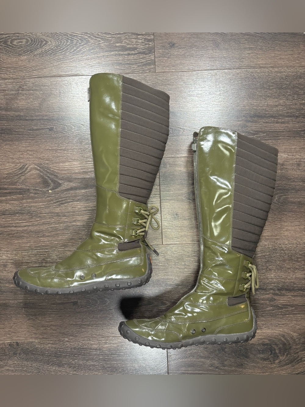 RARE Nike G Series Green Women's Tall Boots Women’s size 9.5